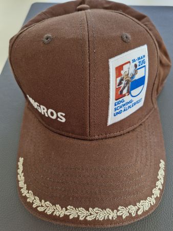 Eidg. Schwingfest Zug 2019 Cap von Migros, Braun, Rarität