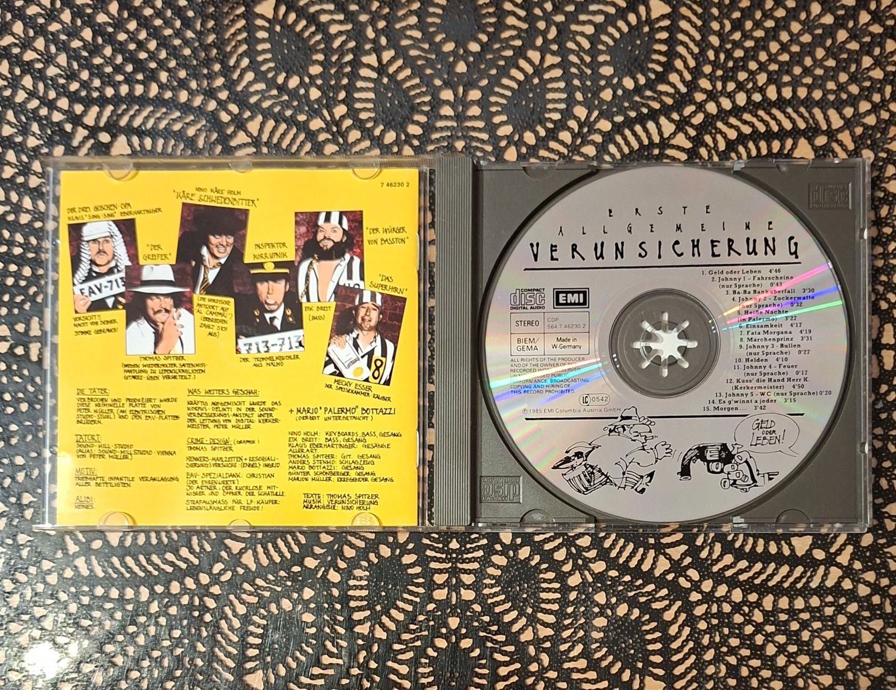 CDs: EAV - Geld Oder Leben, AUT Austro Pop CD Album 1985 – D'occasion à Schönenberg TG par Gregordini 2