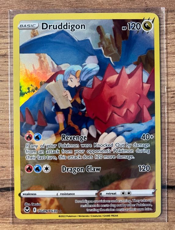 Druddigon TG09/30 Pokemon Silver Tempest Trainer Gallery (Neu (gemäss ...