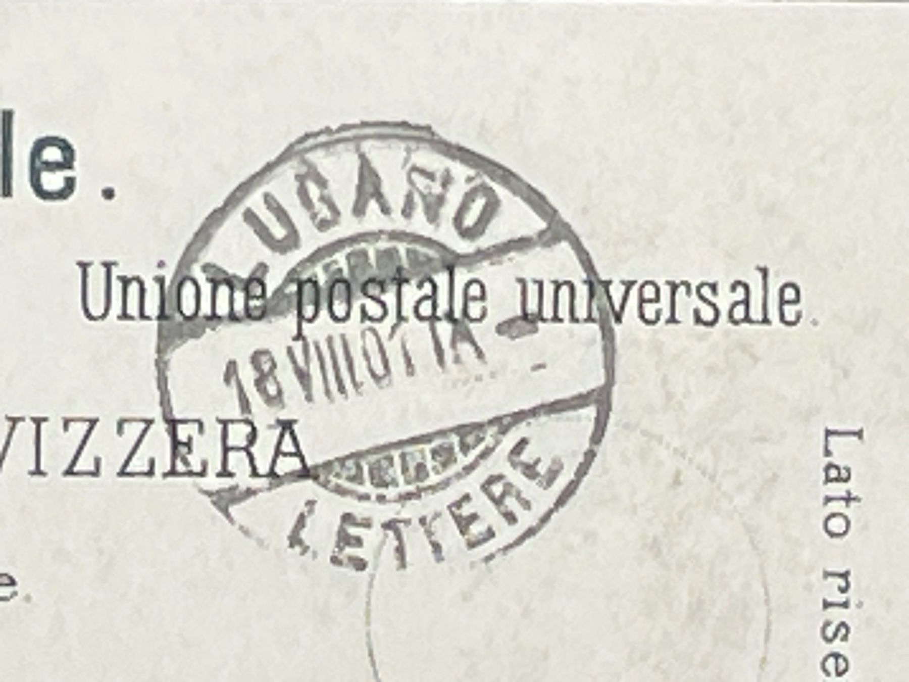 Cartoline postali: Rochers de Gandria – Usato da Widnau venduto da Brusi9 3