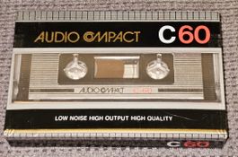 💥 NICHT ZU FINDEN! cassette Swiss made"AUDIO COMPACT C60"💥