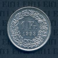 CHF___1.00 1993 -vz 1 Franken