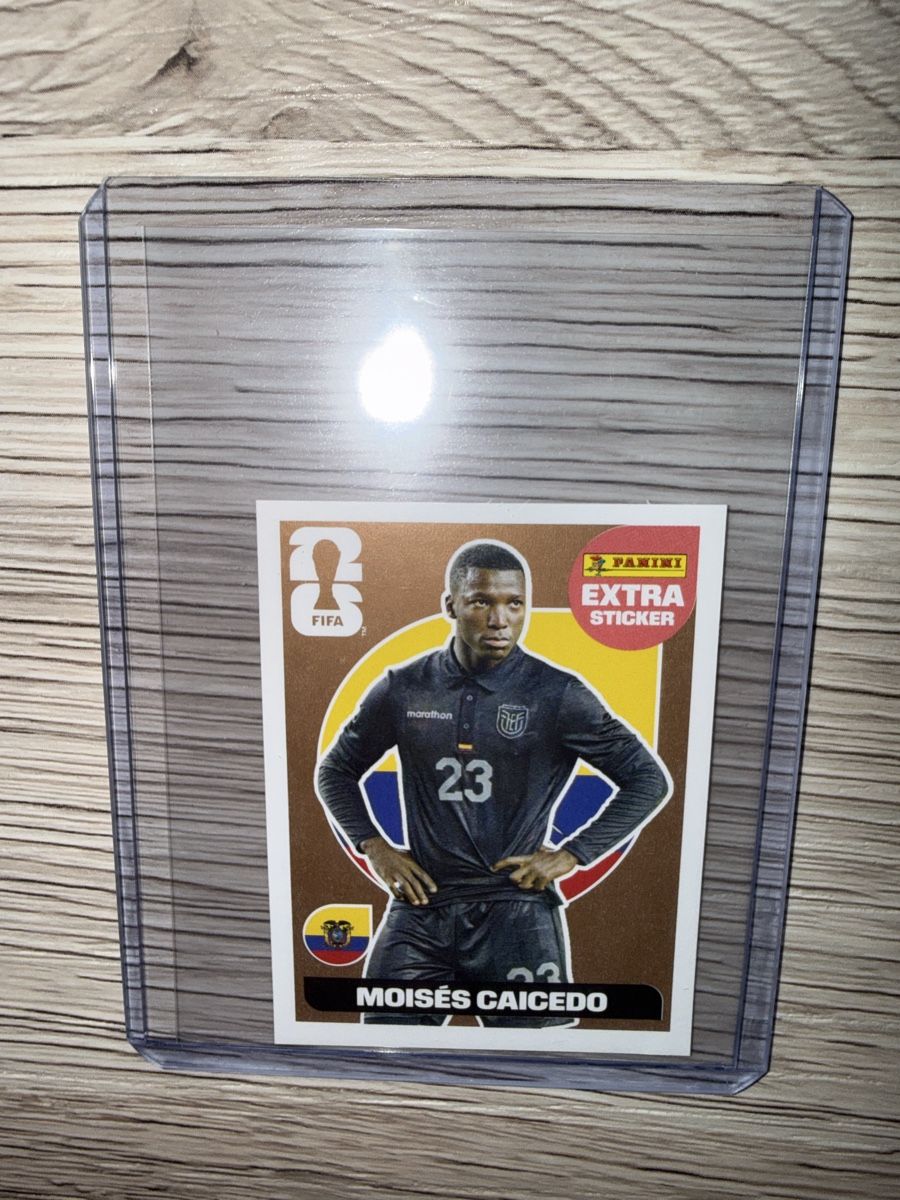 Panini Carte collezionabili: Panini Extra Sticker Moises Caicedo Bronze🔥 – Nuovo (secondo la descrizione) da Kloten venduto da zla_ljiljan