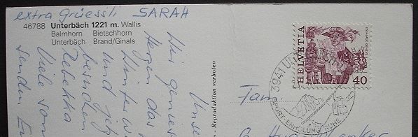 Cartes postales: UNTERBÄCH – D'occasion à Jona par philajona 1