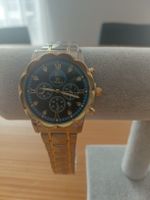 HKAN Uhr bicolor Chronograph Armbanduhr guter Zustand.neu!!