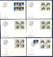 1992 - Pro Juventute FDC + Viererblöcke ET
