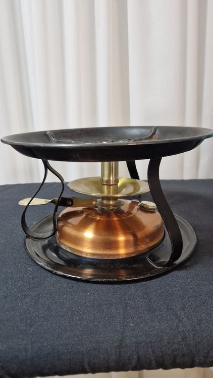 RARE VINTAGE ANCIEN Original Falgun 2 Pintes Laiton Kérosène Blow Lampe