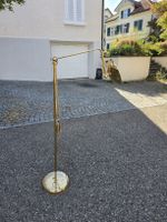 Stehlampe Messing schwenkbar mit Dimmer gebrauchter Zustand