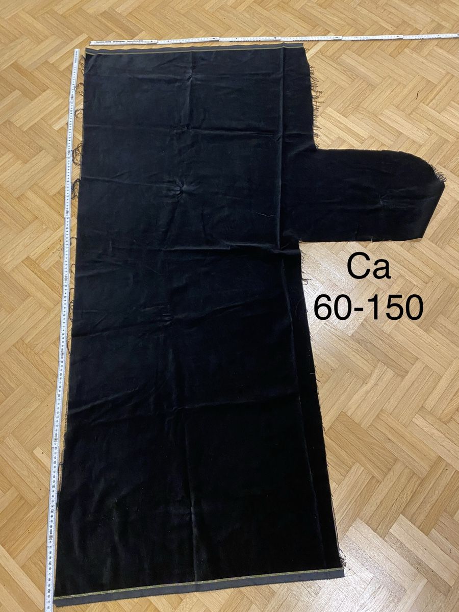 Stoffe: Jetzt noch !!! 2 Stoffe: Schwarzer Samt / Taft Stoff 👗 – Neu (gemäss Beschreibung) aus Flawil von sonnengeist 4