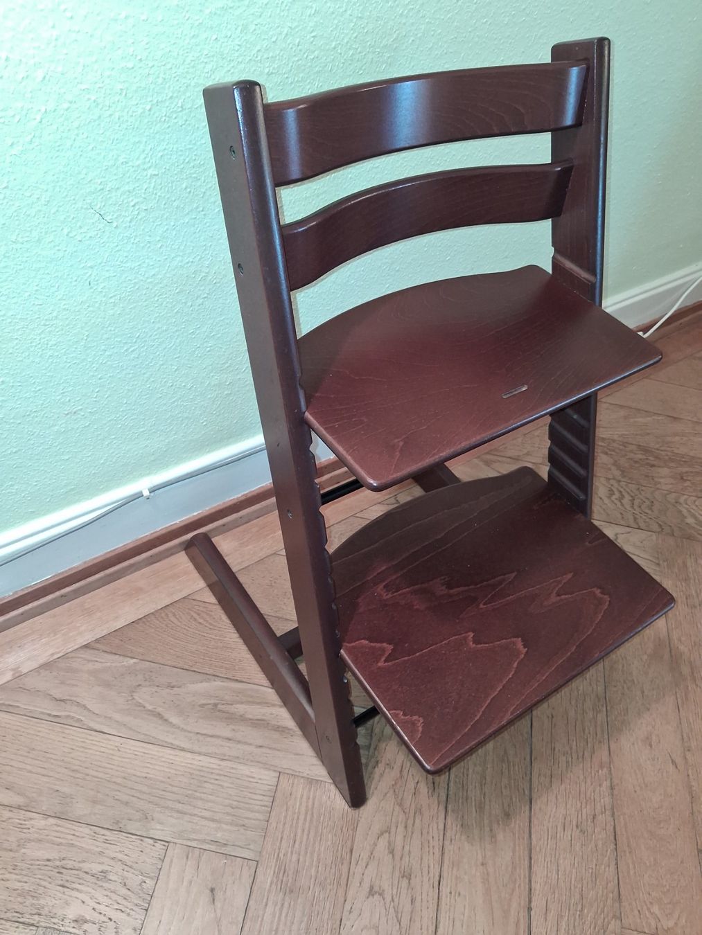 Stokke Seggioloni: Tripp Trapp Stokke dunkelbraun – Usato da Bern venduto da nat_r7zj 2