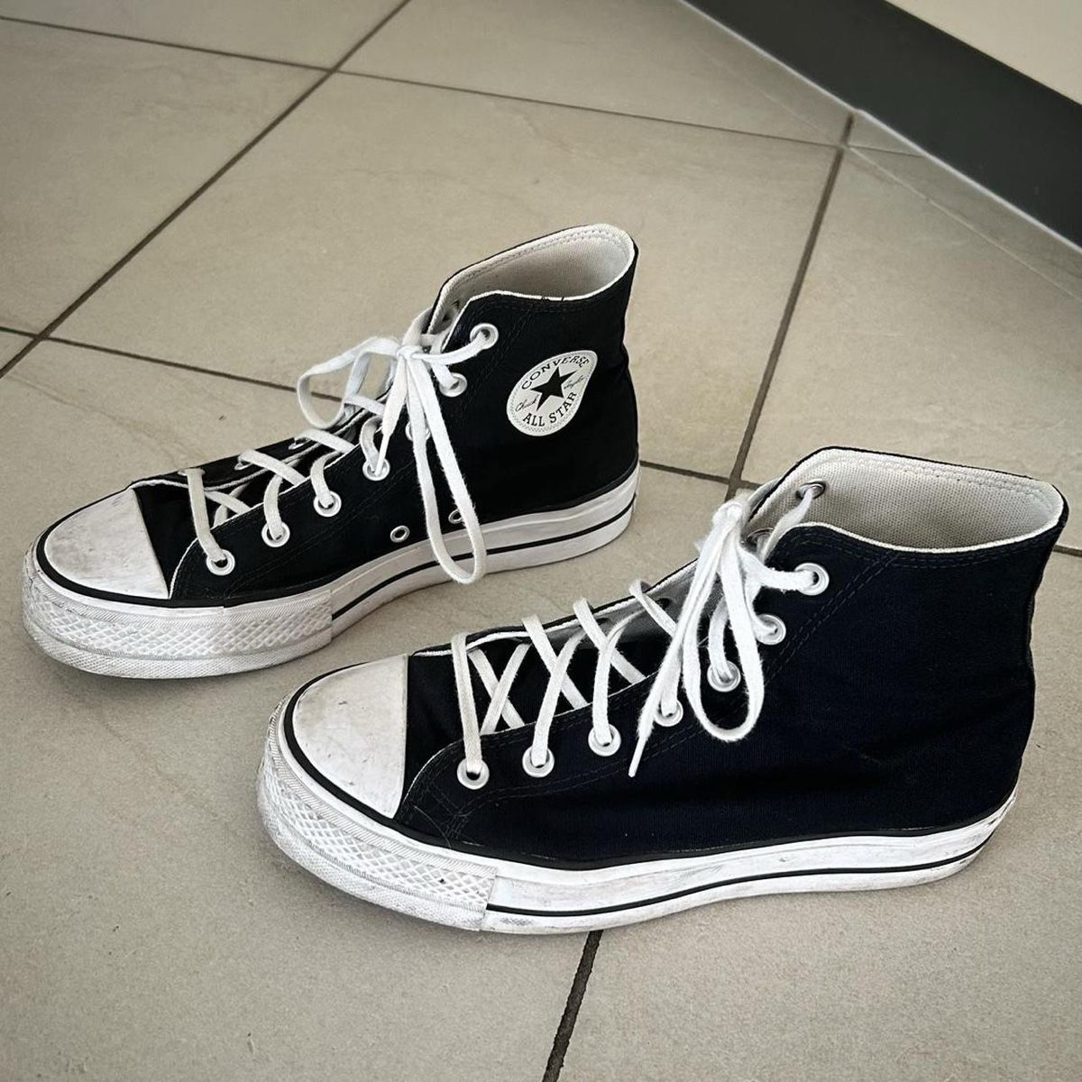 Converse Scarpe da donna: Schwarze Converse Chucks Plateau Gr. 41 – Usato da Basel venduto da Lara0104 3