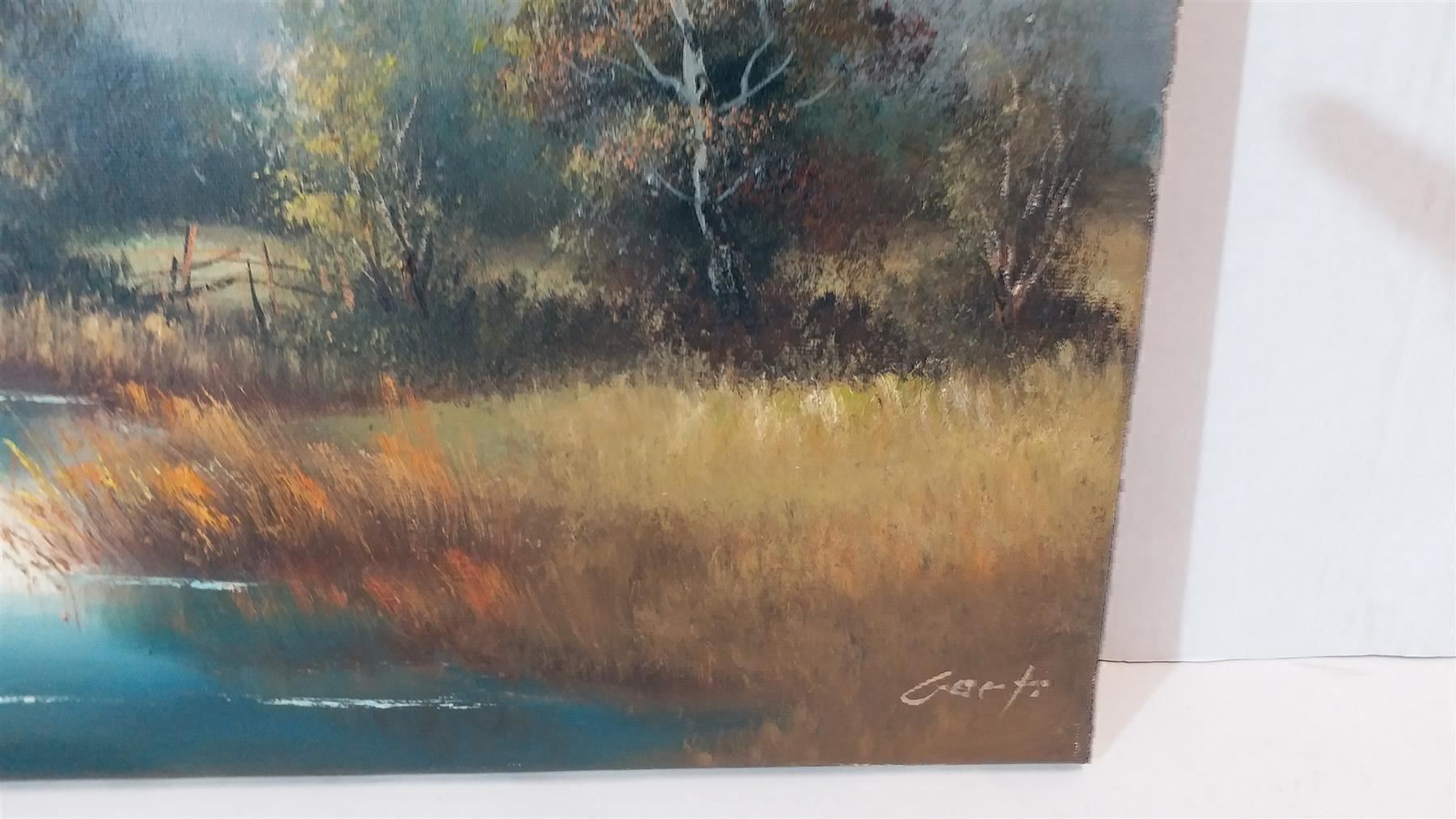 Dipinti: Corti "Moorlandschaft" Gemälde – Usato da Zürich venduto da Galerie-Kunst 1