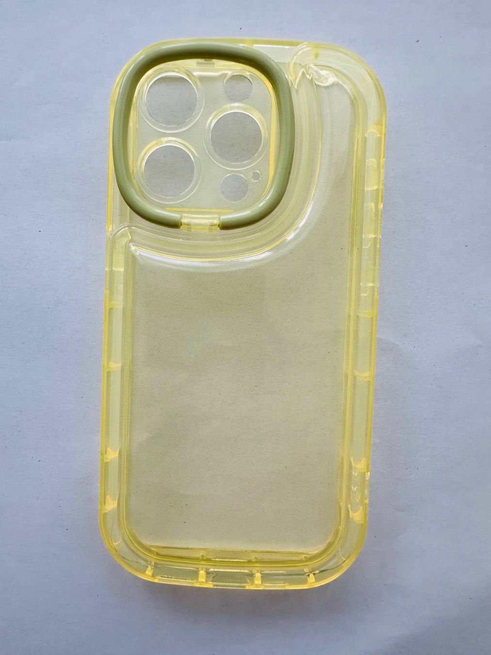 Cover & Protezioni schermo: Yellow, iPhone15 Pro, protection case with stand – Nuovo e nell'imballaggio originale da Gattikon venduto da Sarahs_Schatzkammer 3