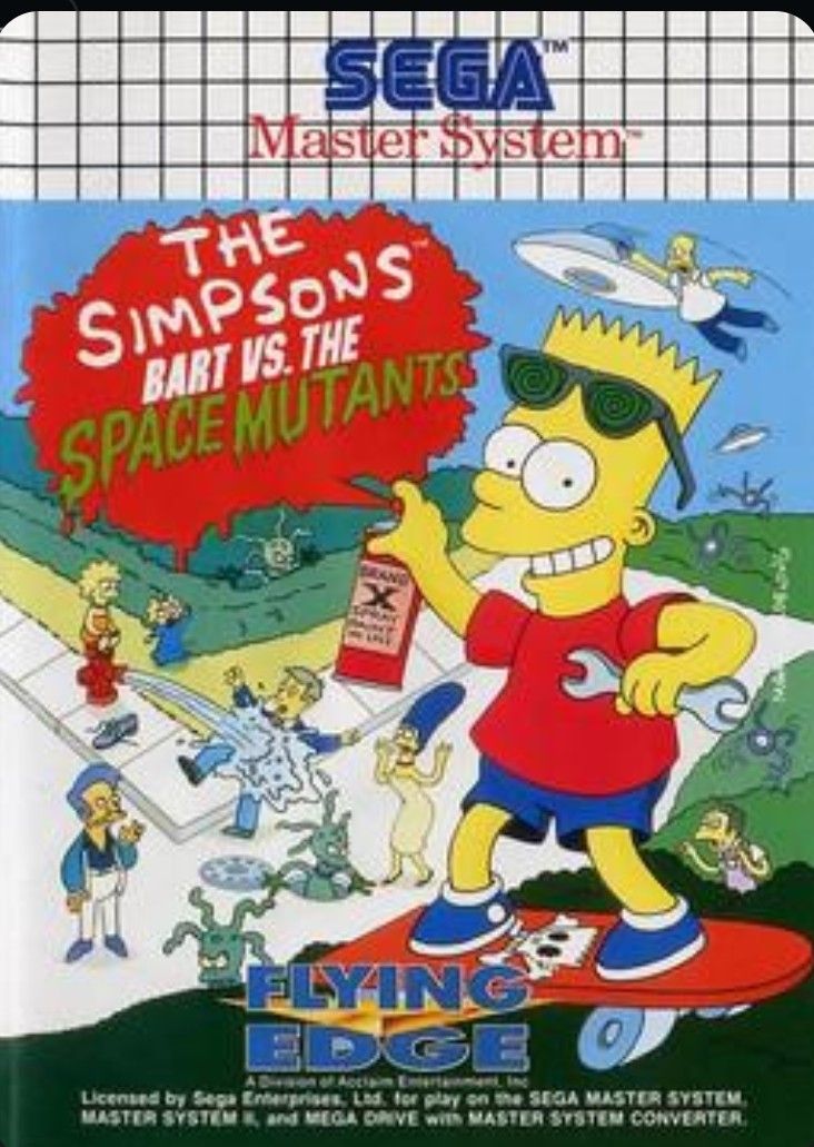 Sega Giochi: Simpsons Bart vs. Space Mutants -  (Loose) – Usato da Fribourg venduto da PastGame