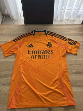 Fussballtrikot Real Madrid Auswärts Grösse M orange Adidas