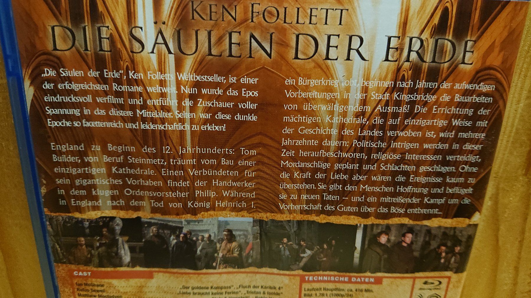 Alle DVDs: DIE SÄULEN DER ERDE Blu-Ray Ken Follett – Gebraucht aus Wilderswil von Exebub 2