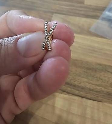 Orecchini pendenti & Orecchini a lobo: NEU Goldiger Earcuff mit Strassbesatz – Nuovo e nell'imballaggio originale da Root D4 venduto da DMA02 1