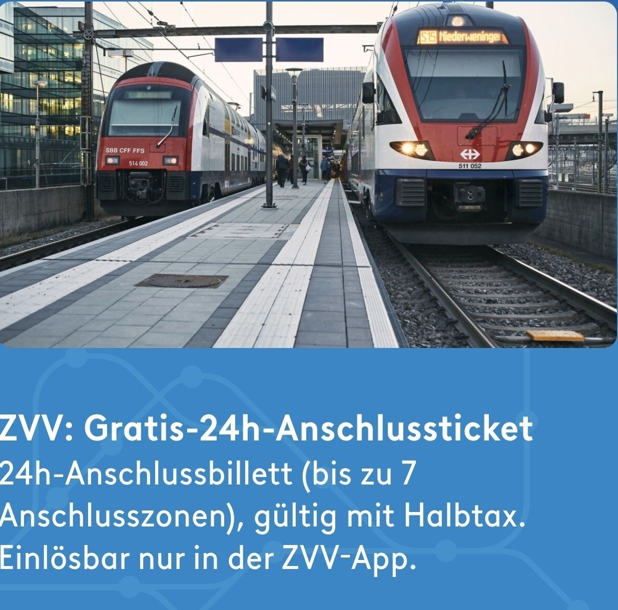 Biglietti: ZVV 24h Anschluss Ticket Halbtax – Nuovo e nell'imballaggio originale da Rieden AG venduto da HansanaC