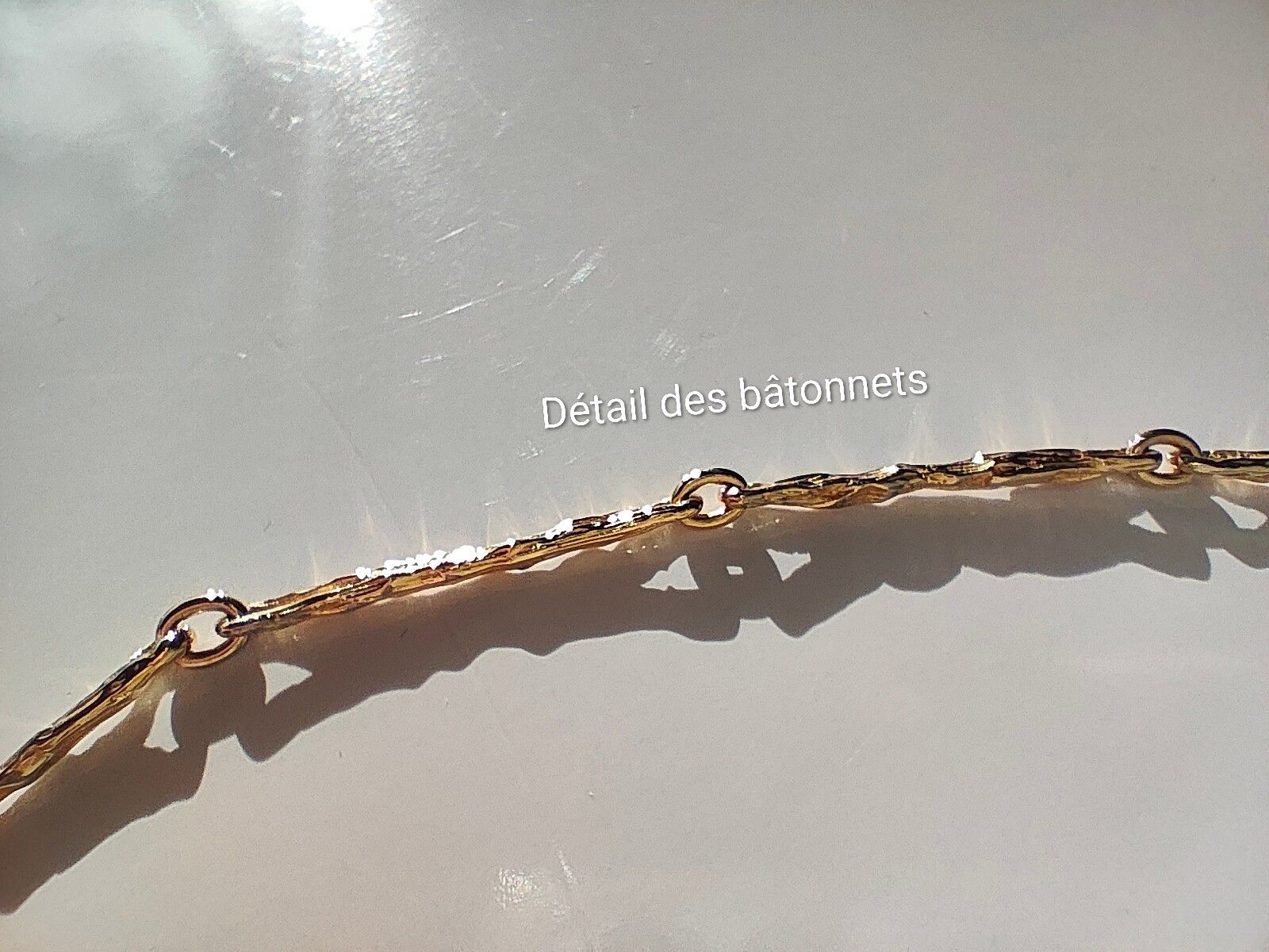 Gilbert Albert Catenine: Gilbert Albert collier  en argent 800 recouvert d'or – Usato da Dugny (Leytron) venduto da ami_96ph 3