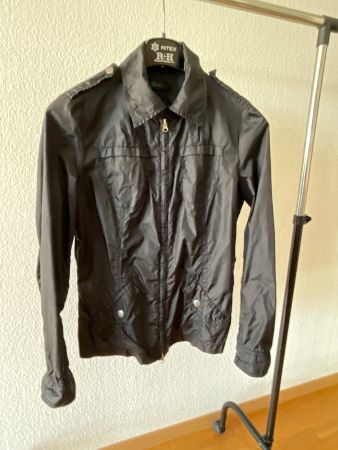 Benetton Vintage leichte schwarze Jacke Gr. 40/42