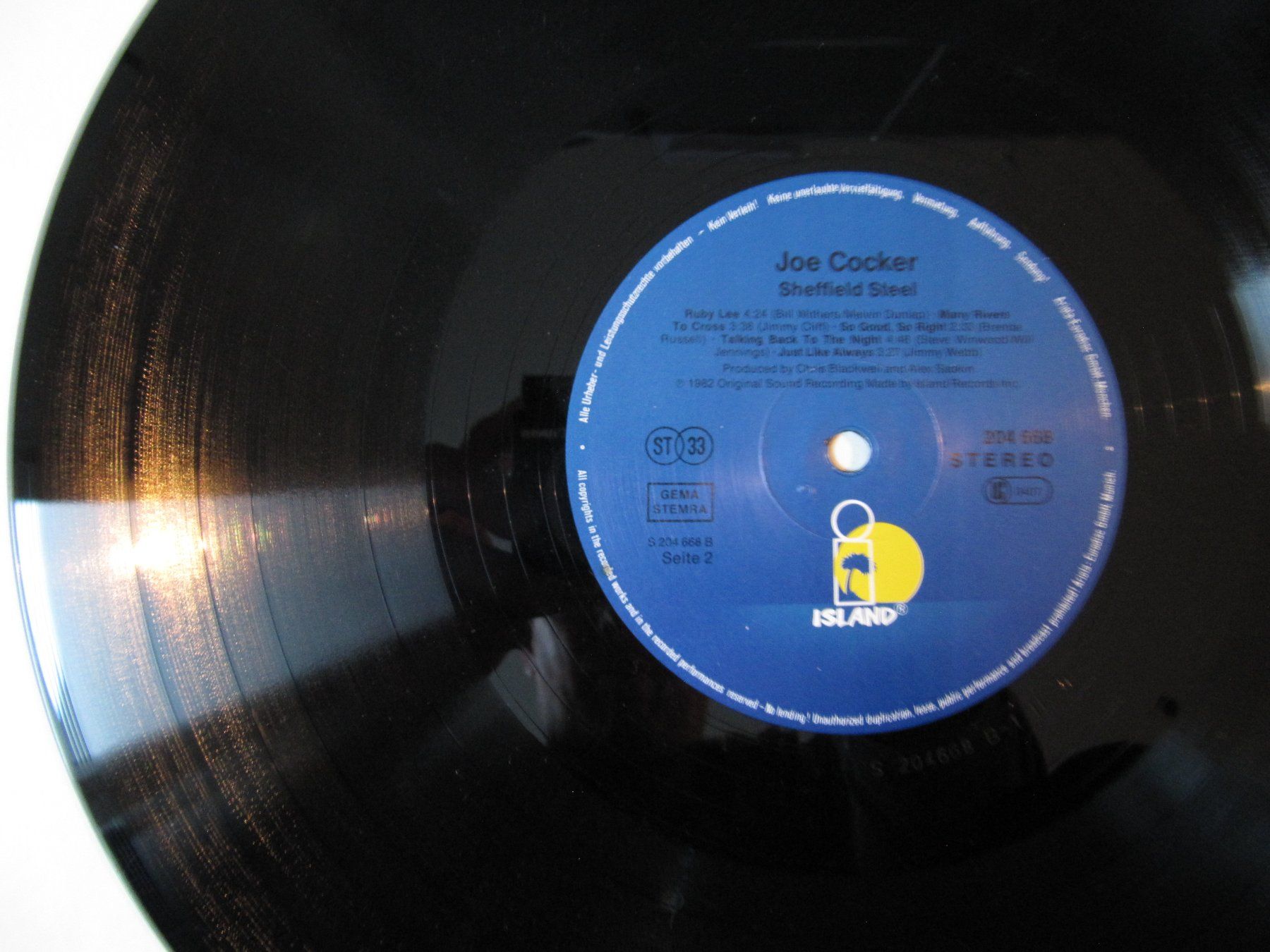 Dischi in vinile: Joe Cocker, Vinyl, LP, Sheffield Steel – Usato da Zürich venduto da wyro22 3