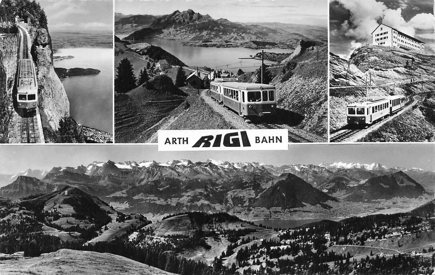Cartoline postali: Arth rigi bahn Drahtseilbahn – Usato da Biasca venduto da Blenio71