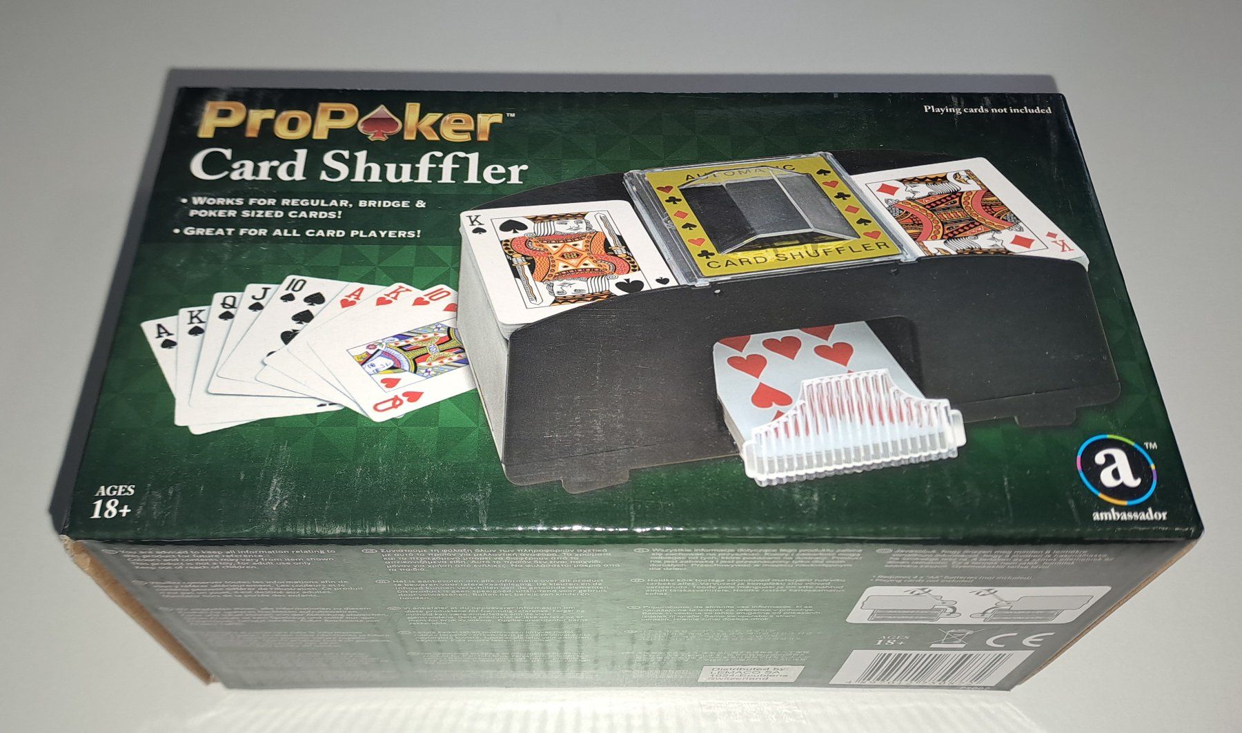 Giochi: Elektrische Karten-Mischmaschine – Nuovo e nell'imballaggio originale da Uster venduto da Chk7
