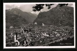 AK Biasca, Panorama, 1952