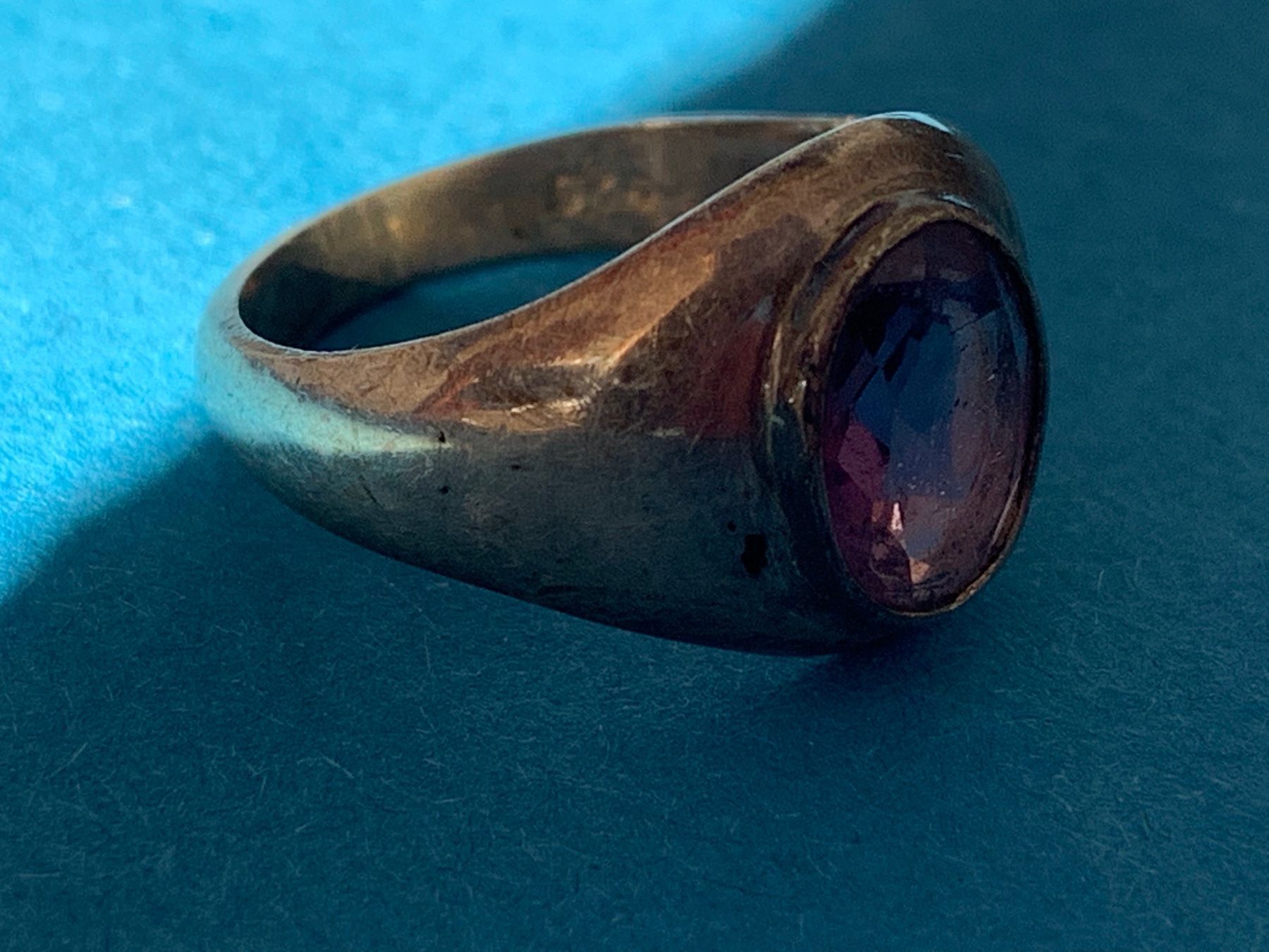 Anelli: Silberring lila oval klassisch – Usato da Dittingen venduto da Bellevista 7