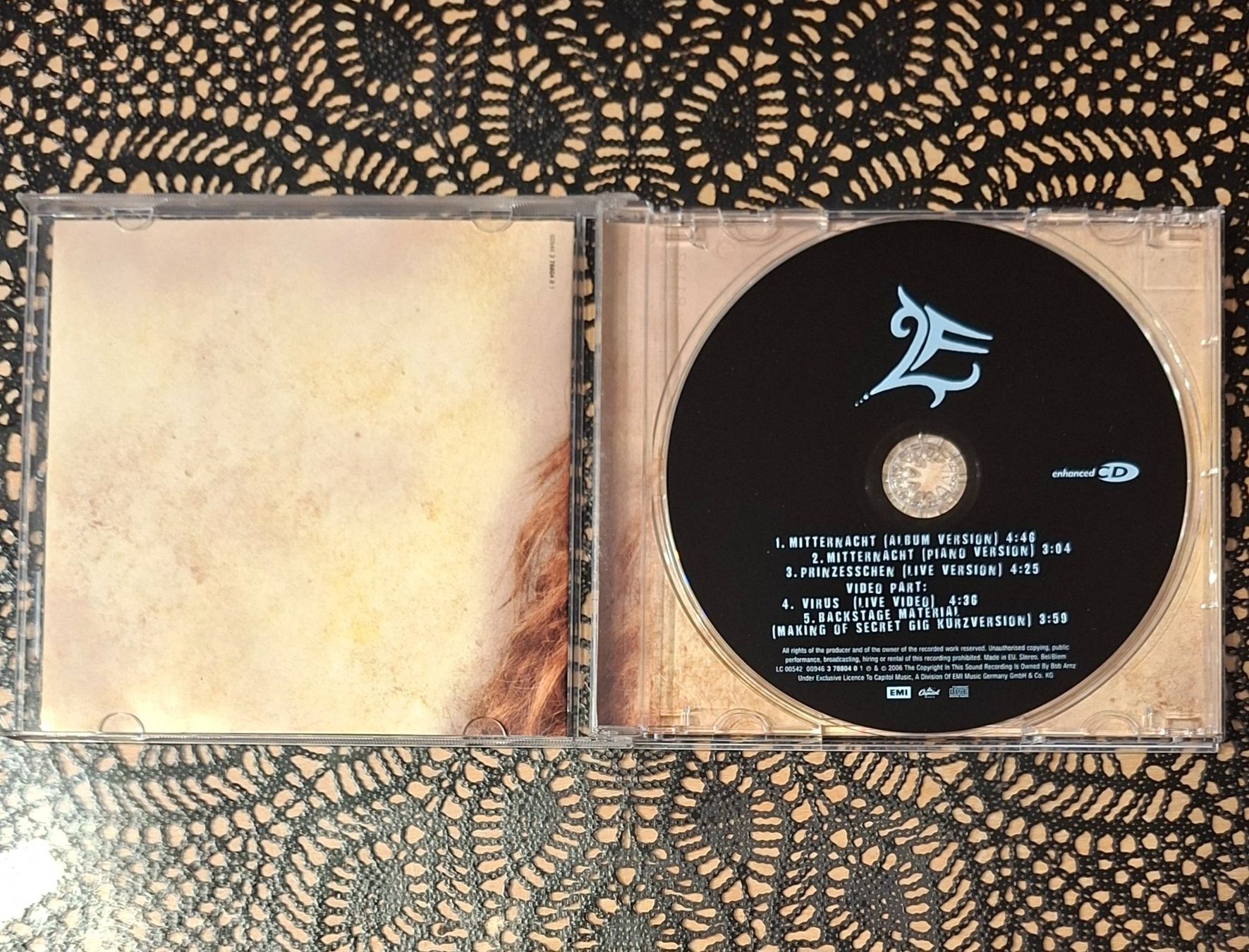CD: LaFee - Mitternacht, DE Pop Rock CD 2006 – Usato da Schönenberg TG venduto da Gregolino76 2
