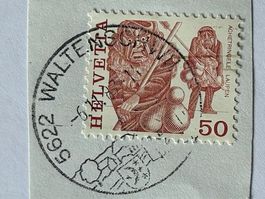 🕹️ Waltenschwil AG 1985 auf Briefmarke Volksbräuche 1979 ⭐️
