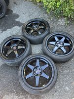 Japan Racing JR3 8x18 ET40 Felgen CH-Gutachten mit Muttern