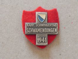 Abzeichen Kant. Schwingfest Schwingen Schwamendingen ZH 1941