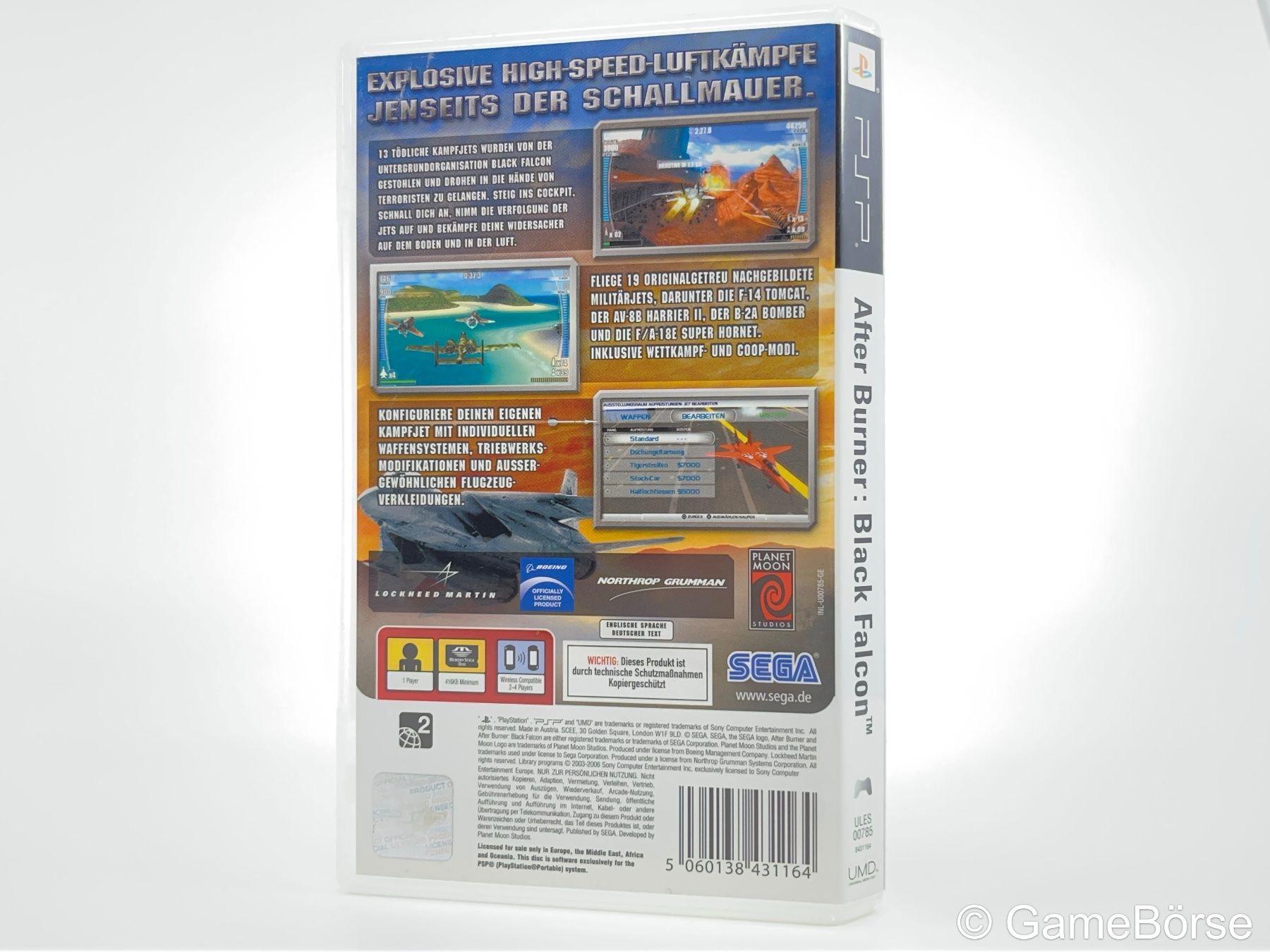 Sony Giochi: PSP After Burner Black Falcon – Usato da Stettfurt venduto da GameBoerse 1