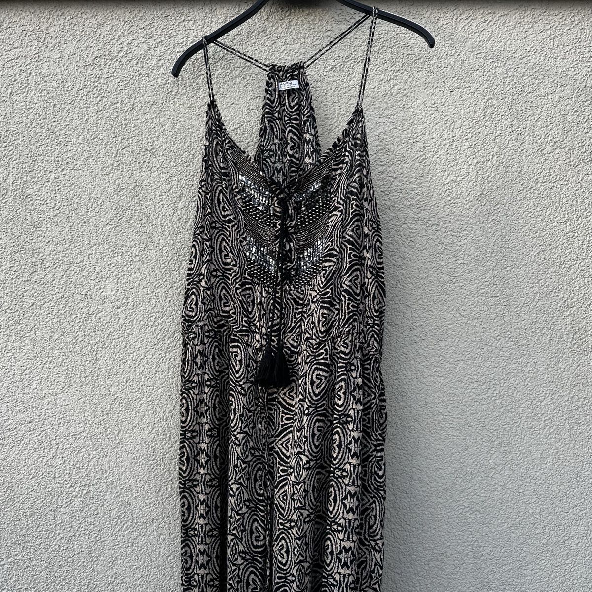 Mango Tute: Sommerlicher Jumpsuit mit Ethno-Muster & Fransen Gr. M – Usato da Zürich venduto da zor_9n5z 8