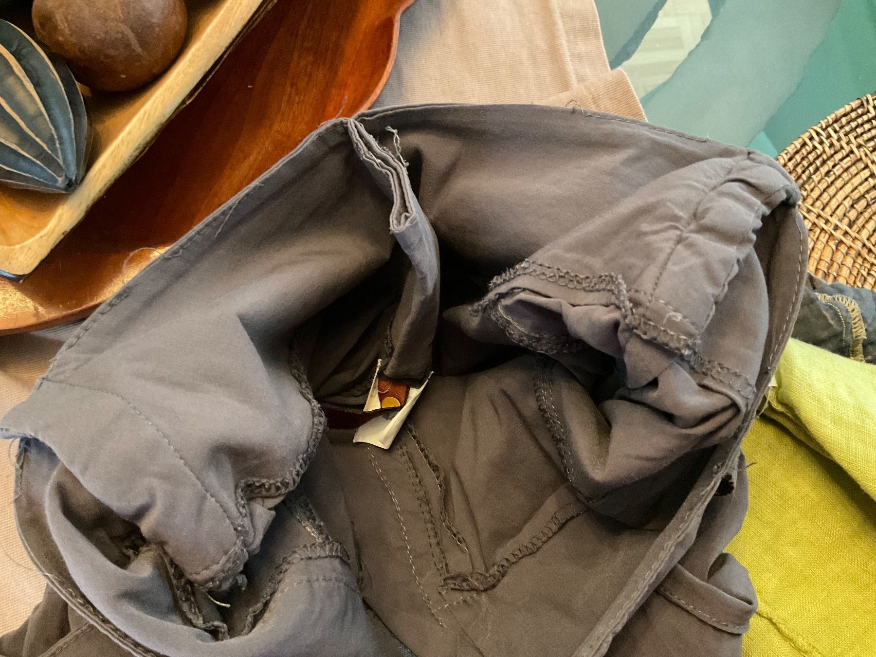 Pantaloni: Pantalon taille haute ample gris taille unique TAKE IT EASY – Usato da Genève venduto da Mazelyne 6