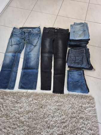 Jeans Konvolut Damen Grösse 36 Diverse Marken 13 Stück