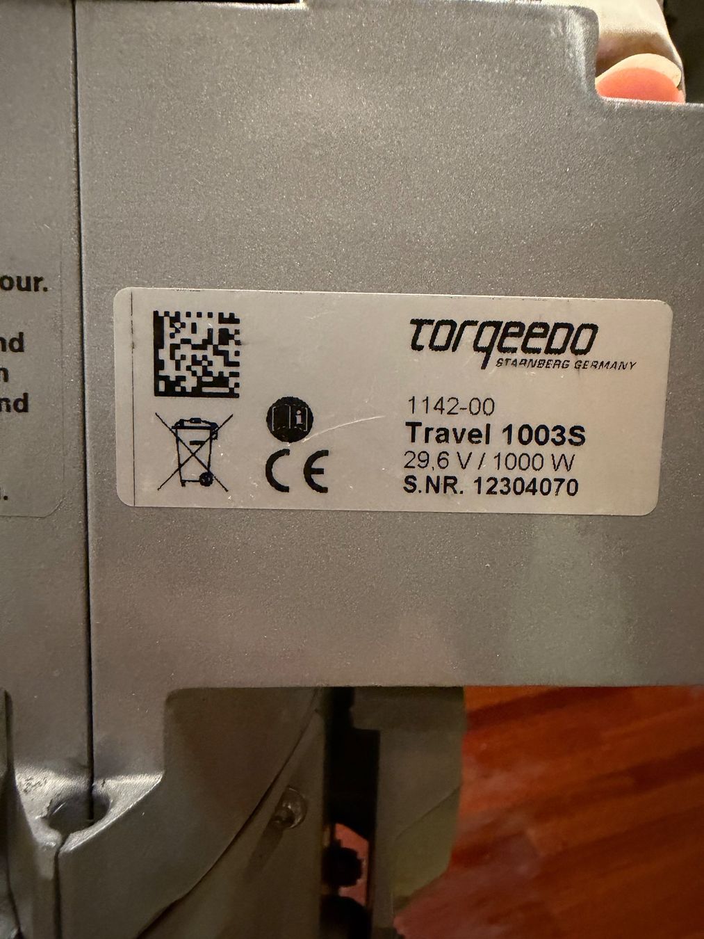 Torqeedo Motori: Torqeedo Travel 1003S – Usato da Muntelier venduto da Af2005 1