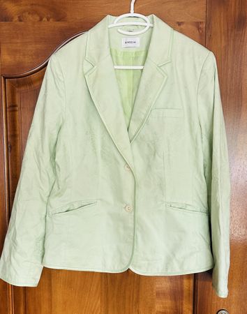 Biaggini Blazer Baumwolle hellgrün Grösse 42