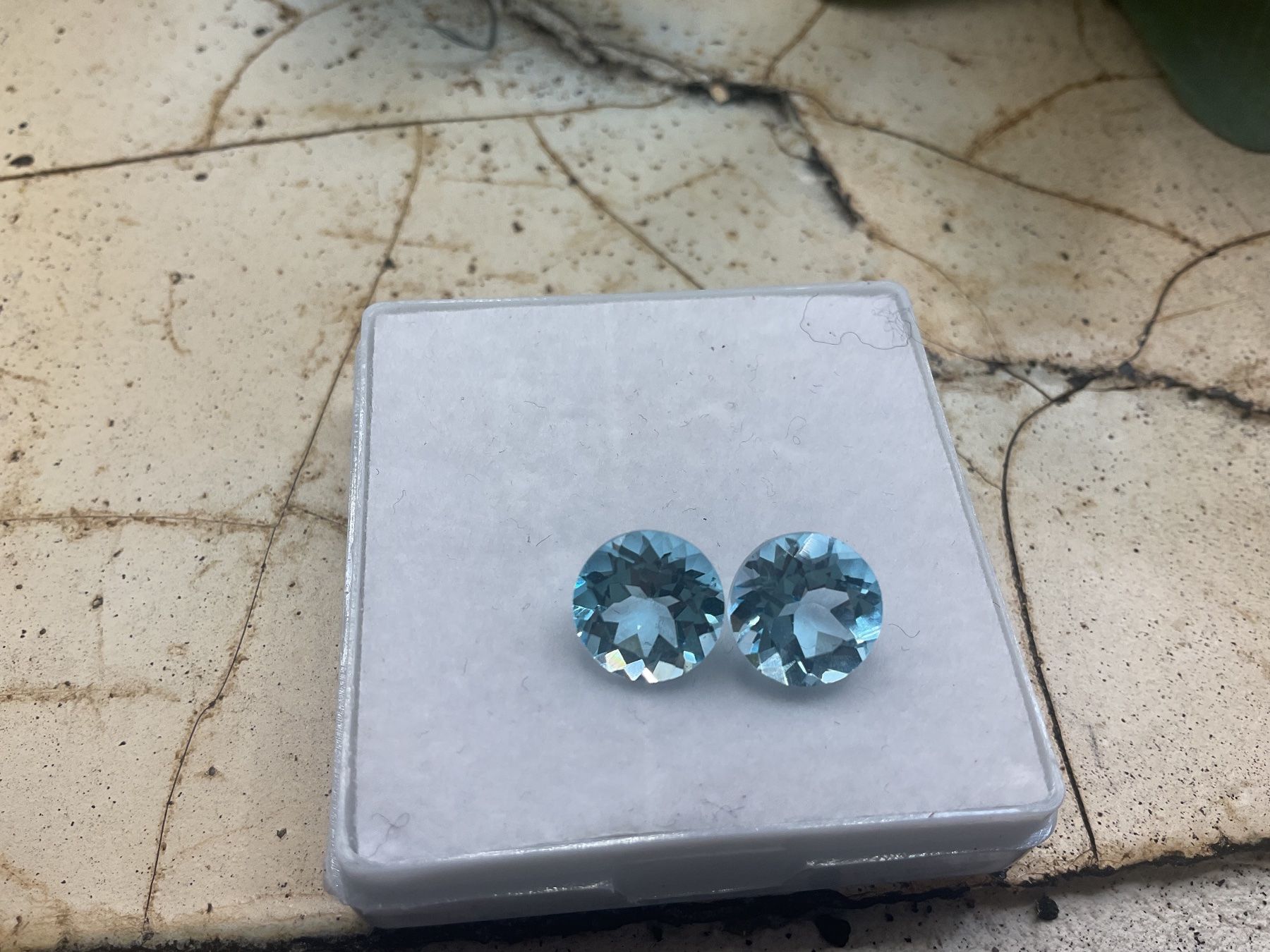 Edelsteine: Topase Durchmsser 6mm, Paar – Neu (gemäss Beschreibung) aus luzern von Alpendorf1 1