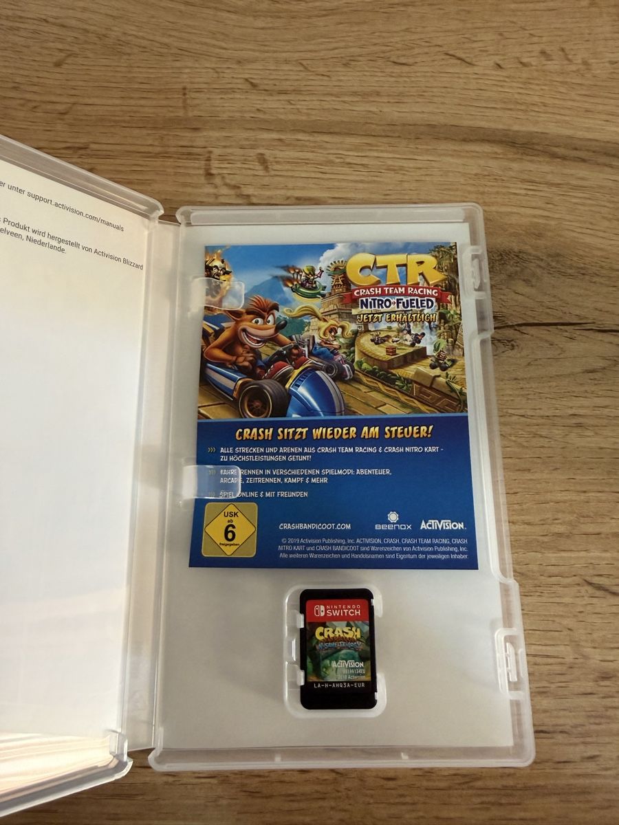 Nintendo Giochi: Crash Bandicoot N Sane Trilogy Nintendo Switch  – Usato da Steinhausen venduto da rom_2yy8 1