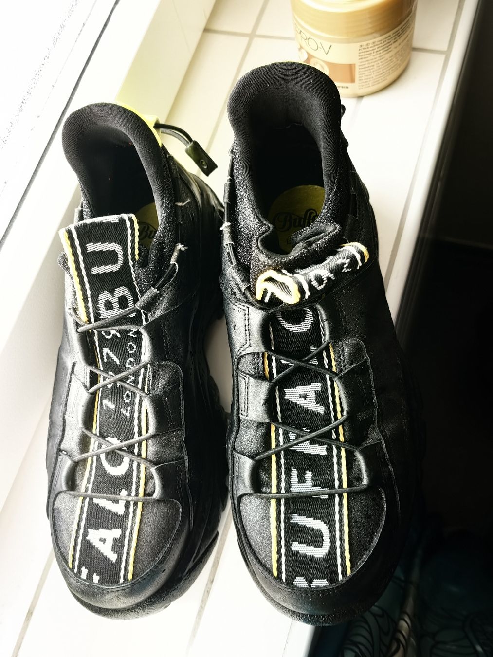 Buffalo Scarpe da uomo: Buffalo London Sneaker, Schwarz, Gr. 38 – Usato da Romanshorn venduto da Dbaumann60 2
