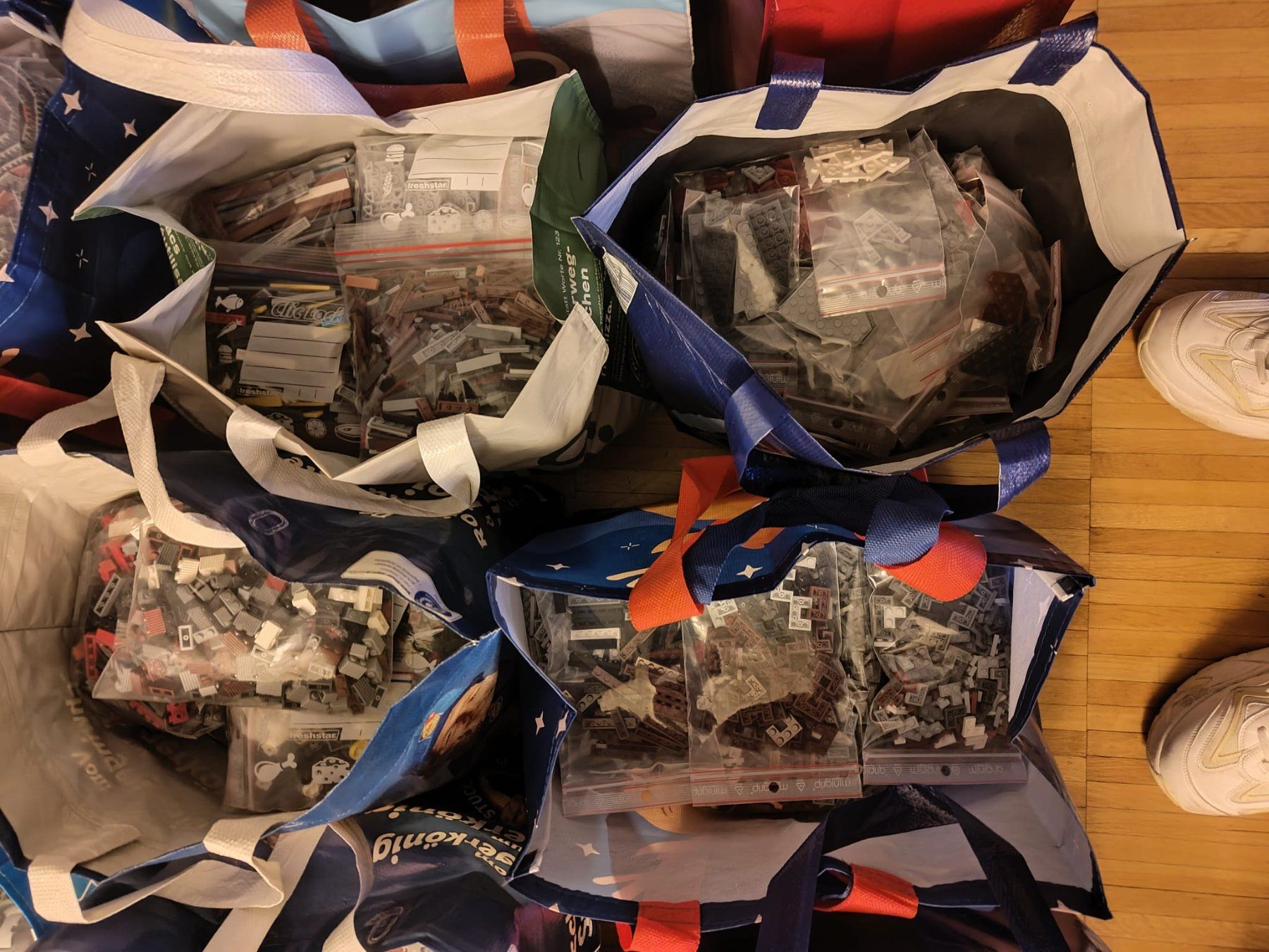 Kit di costruzioni: 65 kg Klemmbausteine sortiert – Usato da Herisau venduto da Barclay2005 5