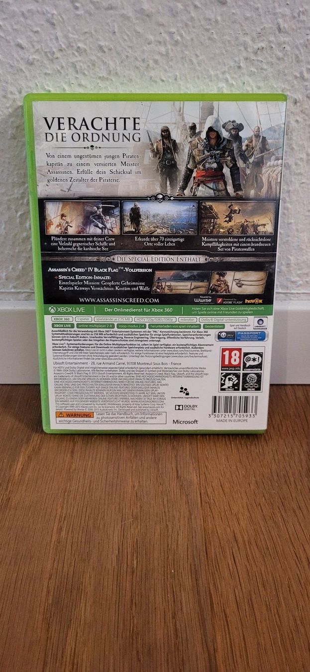 Microsoft Giochi: Xbox 360 - Assassins Creed Black Flag – Usato da Münsingen venduto da DigitaleSpielecke 1