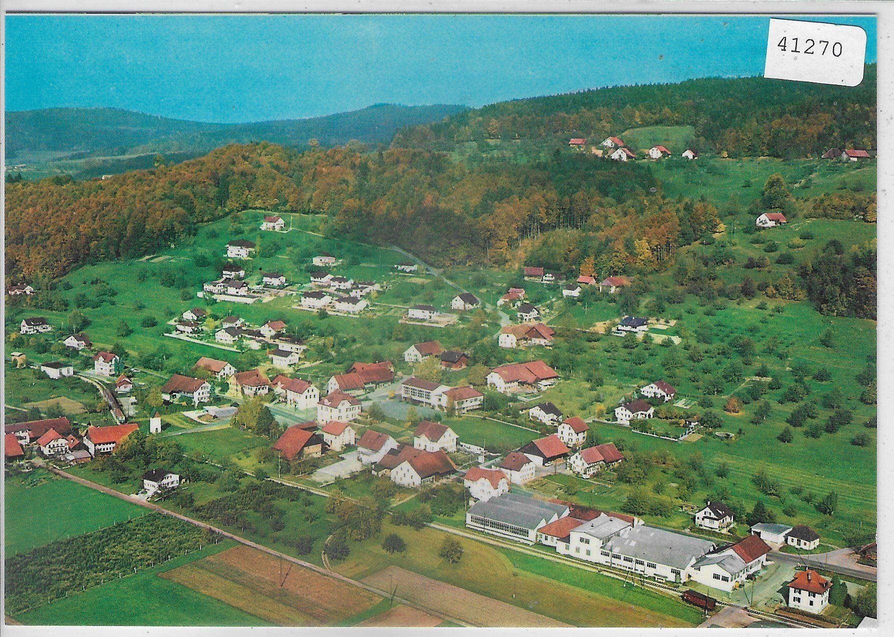 Cartoline postali: Flugaufnahme Leimbach AG – Usato da Ettingen venduto da Kartenplanet