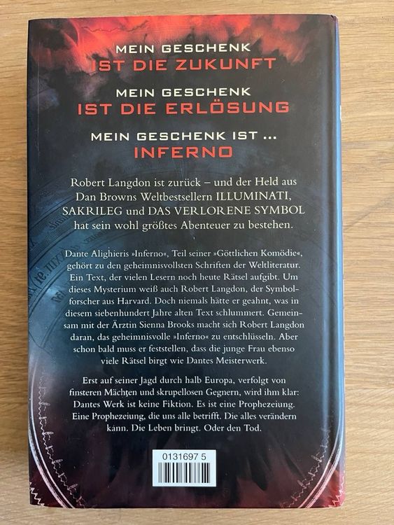 Inferno Dan Brown Kaufen auf Ricardo