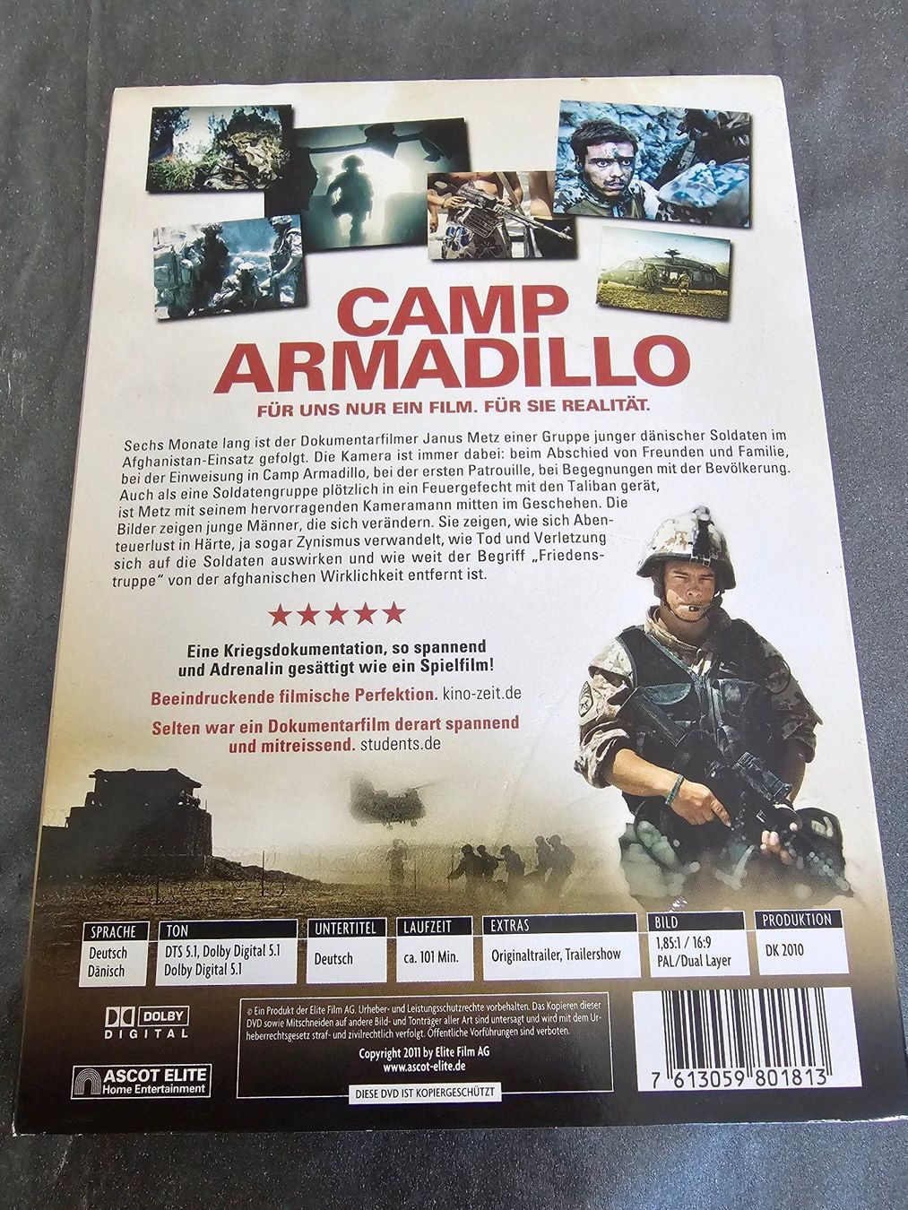Tutti i DVDs: DVD - Camp Armadillo (Kriegsdokumentation) – Usato da Biberist venduto da Foolio0 1