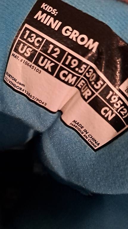 Burton Scarpe per ragazzi: Burton Snowboard Schuhe Gr.30.5 – Usato da Oberrieden venduto da Raja011 5