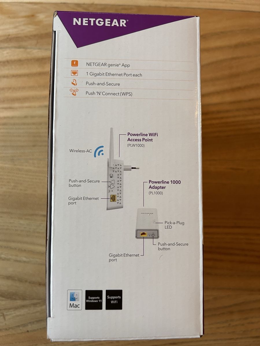 Netgear WiFi: WiFi Repeater Netgear Powerline 1000+ – Nuovo e nell'imballaggio originale da bern venduto da Moll81 1