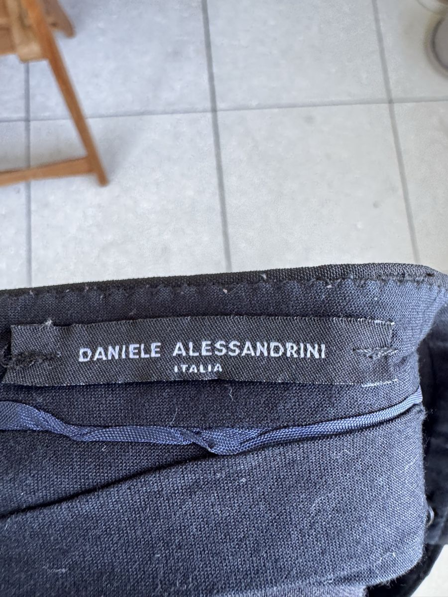Hosen: DANIELE ALESSANDRINI Hose schwarz Gr. S – Gebraucht aus Brütten von Rod816 5